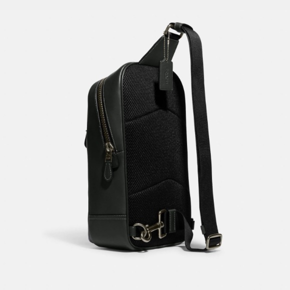 NWT Coach Westway backpack in Colorblock Signature Canvas with Coach Patch Sling - Picture 12 of 14